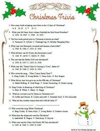 Who can make christmas games trivia and answers? Qqj1 Uicle 5lm