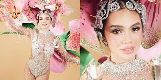 Philippine bet Michelle Arceo is a 'queen of flowers' for Reina  Hispanomericana 2023 National Costume