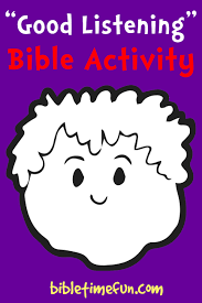 Following Directions Listening Activity For Kids Add A Mouth And Ears To Preschool Activities Toddler Jesus Preschool Activities Preschool Bible Activities