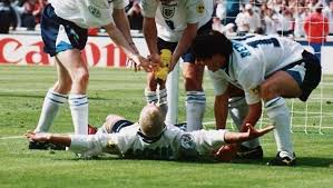 Paul gascoigne signed autograph photo signature print england 18x12 poster. Gazza S Dentist Chair Celebration After Scoring For England Against Scotland In Euro 96 England Players Tottenham Hotspur Players Dentist