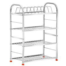 Au $11.89 to au $16.64. Buy Oc9 4 Shelf 18x24 Inch Kitchen Dish Rack Plate Cutlery Stand Kitchen Utensils Rack Modern Kitchen Storage Rack Stainless Steel Silver Online At Low Prices In India Amazon In