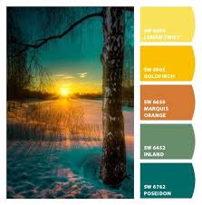 I Just Spotted The Perfect Colors Winter Color Palette Color Palette Bright Vintage Colour Palette