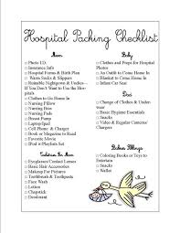 Printable Checklist Birth Plans For First Time Moms Pin On All Things Baby