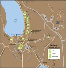 Lodging Douglas Lodge Area Map Minnesota Dnr Itasca State Park Itasca Minnesota Travel