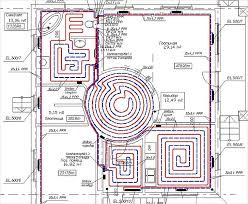 как сделать теплый пол от отопления в частном доме Shema Proekta Teplogo Vodyanogo Pola Tyoplyj Pol Umnyj Dom Teplyj Dom