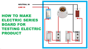 Some circuits would be illegal to operate in most countries and others are dangerous to construct and should not be attempted by the inexperienced. How To Make Electric Series Parallel Testing Board For Testing Electric Product Youtube