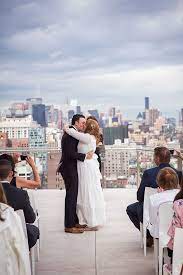 Intimate Nyc Rooftop Wedding Glamour Grace Rooftop Wedding Rooftop Wedding Ceremony Nyc Wedding Venues