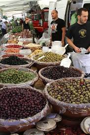 Olives At The Street Market In Domodossala Italy European Markets Italian Market Italian Lifestyle Italian Recipes