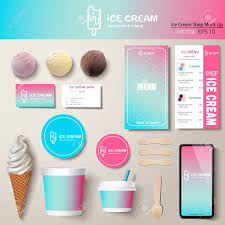 Omfg ice cream roblox song id how to get free robux with. Vector Ice Cream Corporate Identity Template Design Set Branding Royalty Free Cliparts Vectors And Stock Illustration Image 138567821