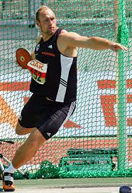 Russ winger gets ready for a stand throw while filming throwing smarter, throwing farther. he's on the balls of the feet and a little wider than shoulder width apart. Discus Throw Wikipedia