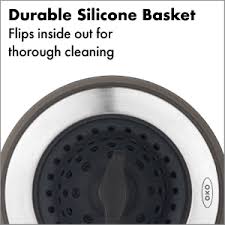 oxo good grips silicone sink strainer