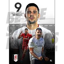 Fulham fc official, london, united kingdom. Fulham Fc A3 Mitrovic 19 20 Player Poster