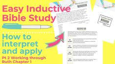 Worksheet works extremely well for revising the topic for assessments, recapitulation, helping the scholars to be aware group of information plays a crucial role in designing the inductive bible study worksheet pdf. Free Inductive Bible Study Worksheets Pdf