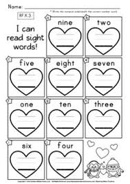 Free Heart Number Words Worksheet Number Words Worksheets Number Words Kindergarten Valentines