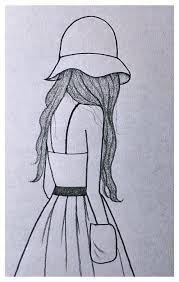 596x590 ideas about simple cute drawings on cute. Easdy Drawings With Pencil Girl Drawing Cool Girl Drawing Sketches Coolgirldrawingsketc In 2021 Easy Drawings Sketches Girl Drawing Sketches Art Drawings Simple