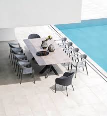 The chairs are made out of 100% polyester upholstery with jet black metal. Outdoor Living Clever Bucket Armchair Varaschin