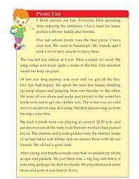 Check spelling or type a new query. Grade 4 Narrative Essay Picnic Fun Composition Writing Skill Page 4 Essay Writing Skills Reading Comprehension Lessons Writing Skills
