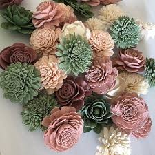 Check out today's adorable daily deal! Loose Flowers Berry Succulent Wood Flower Sola Flowers Christmas Centerpieces Diy Wood Flowers Painted Pinecones