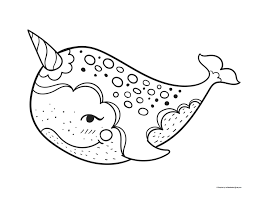 The open() method opens a new browser window, or a new tab, depending on your browser settings and the parameter values. Coloring Page Narwhal The Idea Box Kids