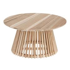 Belle coffee table is made from messmate timber, it is crafted beautifully and fixed to our architecturally designed steel frame. Irune Round Coffee Table Natural Moorabbin Home Furnishers