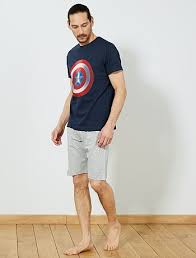 Pyjama 'bienvenue chez les loud'. Pyjama Short Homme Kiabi Soldes En Image