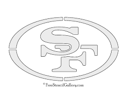 Sports and adventure coloring book. Nfl San Francisco 49ers Stencil San Francisco 49ers Logo Stencils Sports Coloring Pages