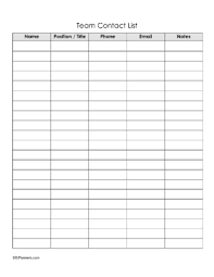 It's actually considered to be devoid of color but you'll get black when mixing the three primary colors or. Free Editable Contact List Template Editable Pdf Word Image