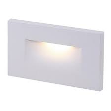 Step Light Dimmable Led Wet Location Vertical Mount White Finish Cloudy Bay Lighting