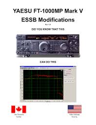 Envíos gratis en el día ✓ comprá yaesu ft 991a en cuotas sin interés! Yaesu Ft 1000mp Mark V Essb Modifications Manualzz