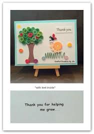 After students write their thank you note, they can add color to the thank you at the top of the page and the border. Snail Thank You Card For A Teacher With Text Inside Made By Quilled Creations By Me Paper Quilling Cards Quilling Cards Paper Crafts