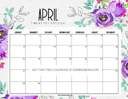 Free Printable April 2018 Calendar 12 Amazing Designs Free Printable Calendar Free Calendar 2018 Calendar Printable Free