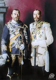 George's mother and nicholas' mother were sisters from the danish royal family. Tsar Nicholas Ii And King George V 1913 On Behance