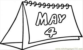 Calendar pages from graphic garden (this is the one that i use) monthly activity calendars by enchanted learning family crafts at about.com has a monthly special day index homeschooling at about.com has monthly calendar index page facts about the month of may from barb's. 4th Of May Coloring Page For Kids Free Calendar Printable Coloring Pages Online For Kids Coloringpages101 Com Coloring Pages For Kids