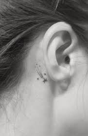 37 Mini Tattoos Of Moon And Stars To Bring A Piece Of Sky With You Pagina 31 Di 34 Tiny Tattoo Inc Behind Ear Tattoo Star Tattoos Shooting Star Tattoo