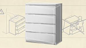 Then glue on some lattice trim to its drawers, put decorative liner inside the drawers and try to find the ikea koppang chest is pretty similar to the rast dresser. No Dressers Don T Need To Be Anchored To A Wall