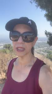 Nice 3 mile morning hike! Very hot 80° but we finished before it got way  too hot! Not good views still a thin overcast over the city! Saw a  beautiful hawk, there are still a scattering of wildflowers ...