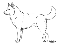 The alaskan husky is more than just a superior sled dog. Siberian Husky Coloring Pages Coloring Home