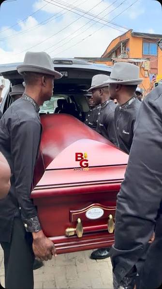 His remains are being transferred to their final resting place., We are  live at the burial service of NURTW leader, Toba Ajiboye, as family,  friends, associates, and well-wishers gather to pay their ...