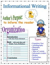 Informational Text Anchor Chart