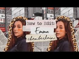How To Edit Like Emma Chamberlain Face Distortion Intro Sfx Background Music Banner Youtube