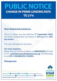 I/ we wish to advise of the following changes to my/our bank details. Public Notice Change In Prime Finance Trust Bank Facebook