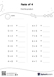 multiplication sentences worksheets for 3rd graders online splashlearn