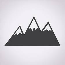 Mountains Icon Symbol Sign Free Vector Illustration Circle Logo Design Lantern Illustration