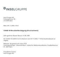 See how you can be tested, and where you can get your results. Covid 19 Resultat Ubermittlung Inselspital Universitatsspital Bern