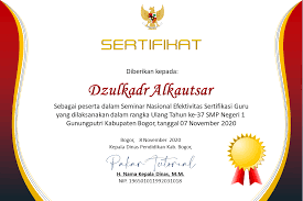 Maybe you would like to learn more about one of these? Contoh Sertifikat Piagam Penghargaan Yang Dibuat Dengan Powerpoint Pakar Tutorial