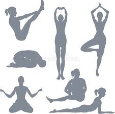 Yoga Postures A Set Of Yoga Postures Silhouettes Sponsored Affiliate Paid Postures Yoga Set Yoga Yoga Postures Photo Texture Abstract Photos