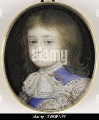 Jacobus (1663-67), Duke of Cambridge. Son of Jacobus II, Portrait of  Jacobus Stuart (1663-67), duke of Cambridge. Son of James II. Bust, to the  left. To an original by John Michael Wright.