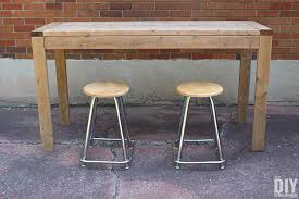 Lets make a bar table! How To Build A 2x4 Outdoor Bar Table The Diy Dreamer