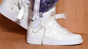 Louis vuittons mens black leather high top sneakers size 8.5 sku#a845top rated seller. Louis Vuitton X Nike Air Force 1s Virgil Abloh Luxury Bootleg Sneakers Complex