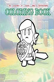 Zelda coloring page to download. The Legend Of Zelda Link S Awakening Coloring Book 25 Exclusive Illustrations Buss Riad 9798655068841 Amazon Com Books